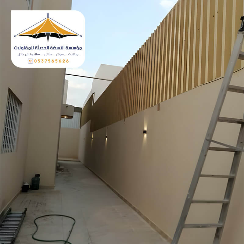 تركيب ساتر حديد للاحواش جدة