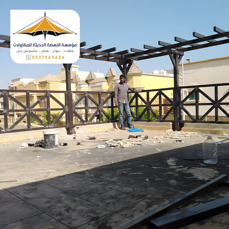 تركيب ساتر بلكون في جدة من مؤسسة مظلات وسواتر النهضة الحديثة
