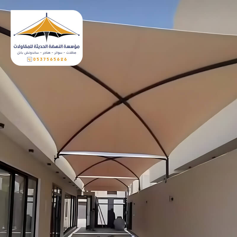 مظلات سيارات بدون عمدان