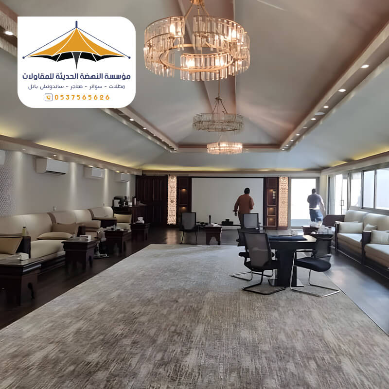 خيام شعر ملكي فاخرة من الداخل بجدة