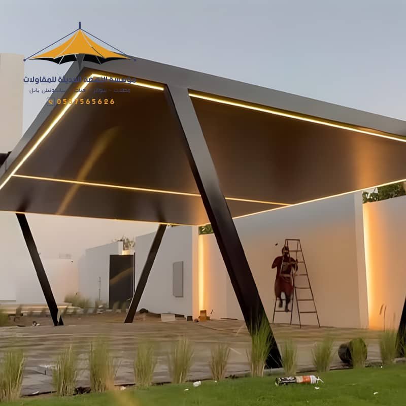 مظلات بديل خشب مودرن